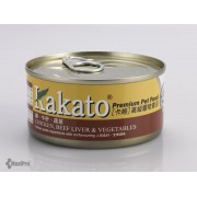 Kakato 雞 + 牛肝 + 蔬菜 170g（1罐）